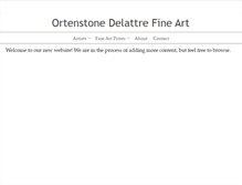 Tablet Screenshot of ortenstonedelattre.com